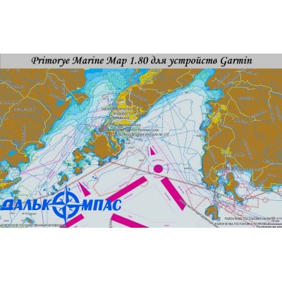 Карта залива Петра Великого Primorye Marine Map теперь для всех картплоттеров Garmin!